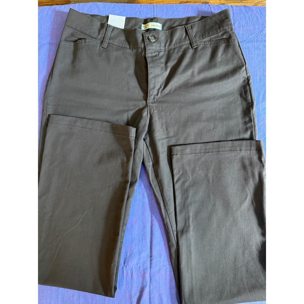 Riders by Lee Instantly Slims You Brown‎ Pants Size 14L Stretch Easy Care NWT!